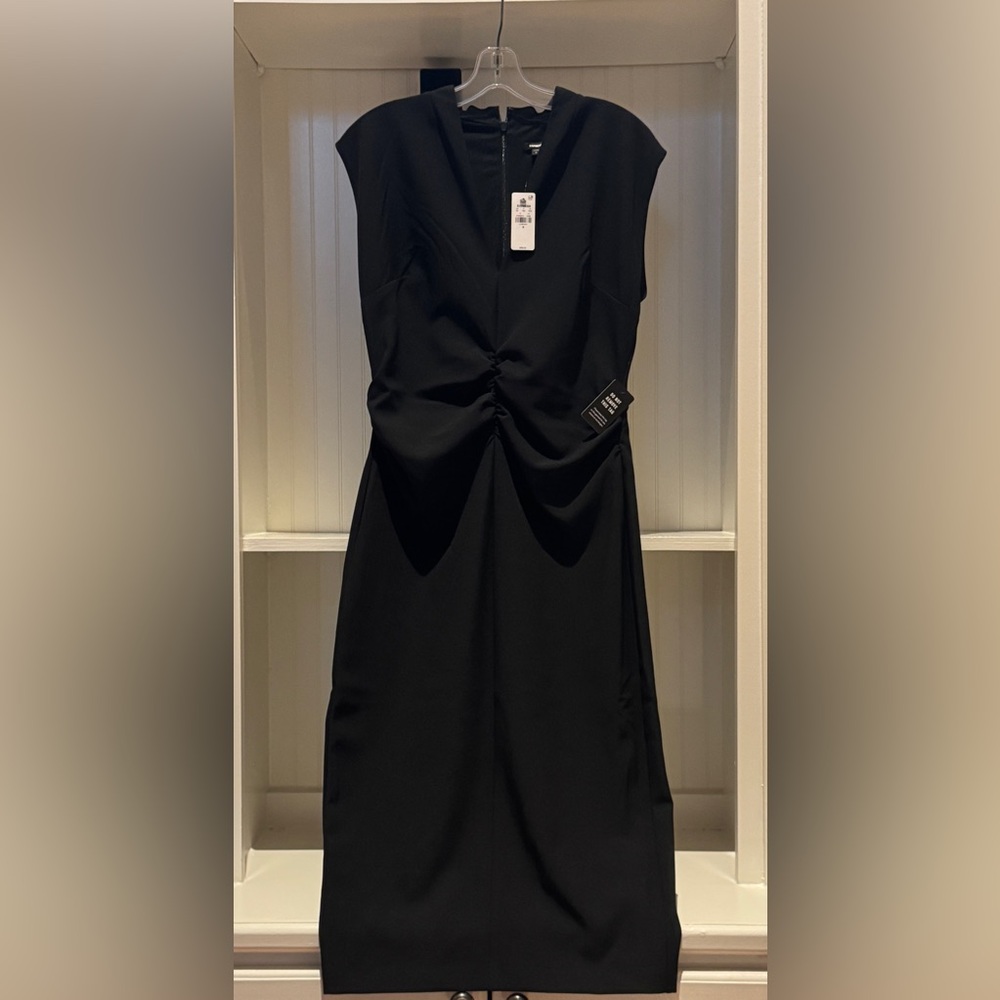 Express v-neck Elegant Black Dress | M | NWT